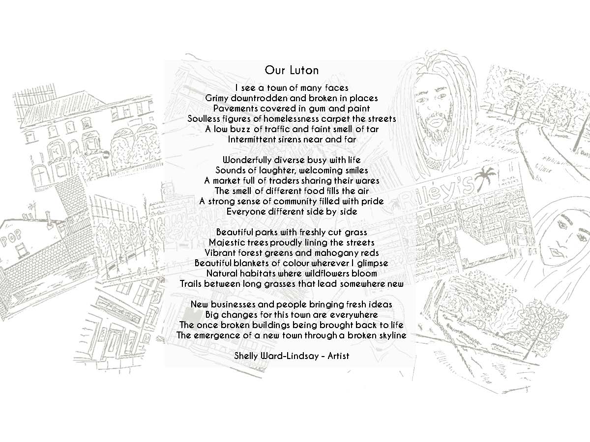 Our Luton, a poem written by Shelly Ward-Lindsay – Artist